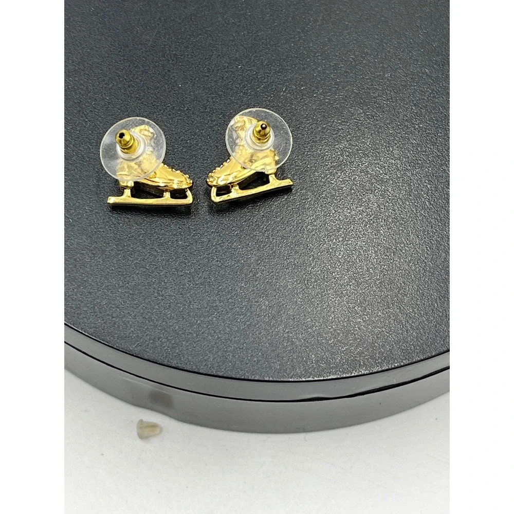 Kate Spade New York Small Pave Snow Day‎ Ice Skate Stud Earrings
